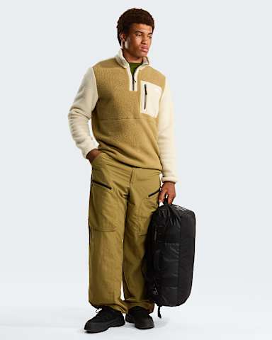 Polaire col zipp Yumiori pour homme TNF CedarDesert StoneNew Taupe Green ALT1