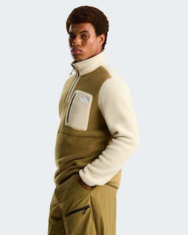Polaire col zipp Yumiori pour homme TNF CedarDesert StoneNew Taupe Green ALT2