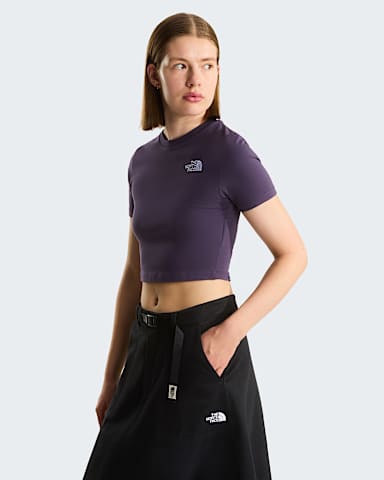 Kurzgeschnittenes TShirt fr Damen TNF Endless Dusk HERO