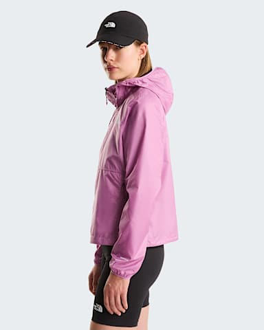 Womens Cyclone Wind Jacket TNF Hushed Lavender ALT2