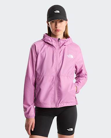 Womens Cyclone Wind Jacket TNF Hushed Lavender HERO