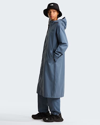 Womens Nukabira Rain Shell Parka TNF Granite Grey ALT2