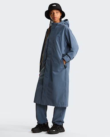 Womens Nukabira Rain Shell Parka TNF Granite Grey HERO