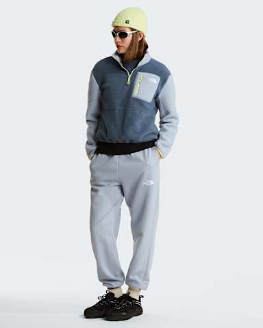 Womens Yumiori 14 Zip Fleece Jacket TNF Granite GreyFrost GreyLemon Mist ALT1