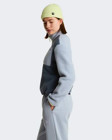 Womens Yumiori 14 Zip Fleece Jacket TNF Granite GreyFrost GreyLemon Mist ALT2