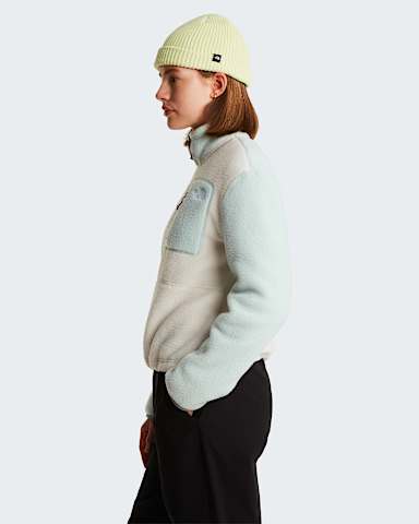Womens Yumiori 14 Zip Fleece Jacket TNF White DuneOpal FrostTranscendent Grey ALT2
