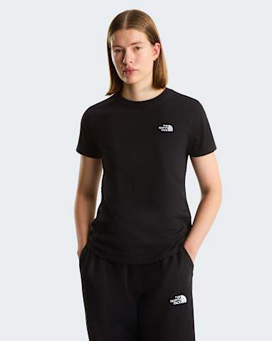 Evolution Simple Dome Slim TShirt voor dames TNF TNF Black HERO