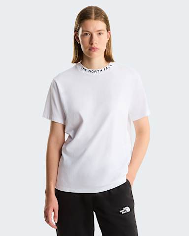 Zumu relaxt geschnittenes TShirt mit Grafik fr Damen TNF TNF White HERO
