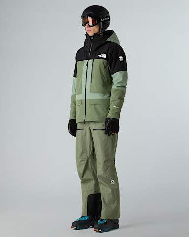 Mens Summit Verbier GORETEX Jacket TNF TNF BlackSlate MossBark Mist ALT2