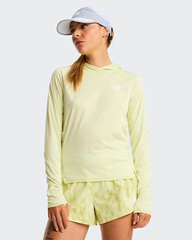 Womens Sunriser Hoodie TNF Lemon Mist HERO