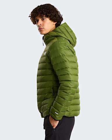Classic Daunenjacke mit Kapuze fr Herren TNF Woodland Green ALT2