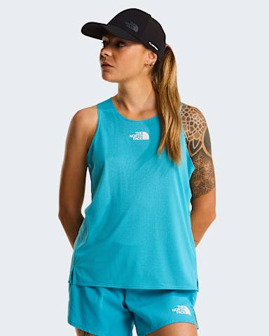 Womens Lightbright Graphic Tank Top TNF River Ice HERO