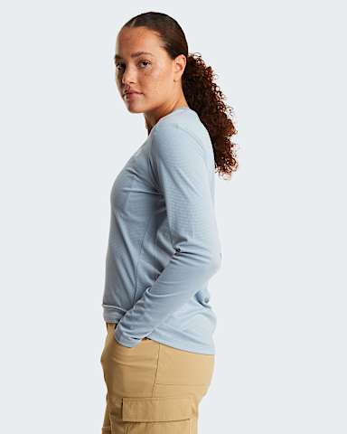 Womens Shadow LongSleeve TShirt TNF Frost Grey ALT2