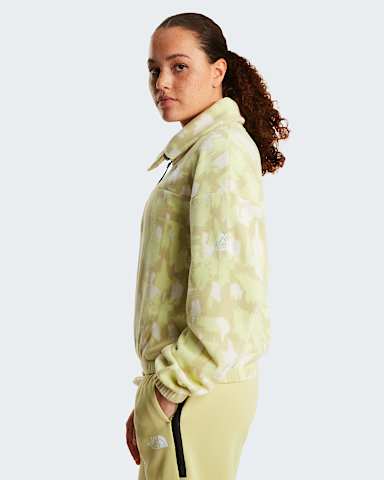 Veste imprime demizippe Mountain Athletics pour femme TNF Lemon Mist Painted Mountains Print ALT2