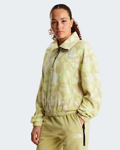 Veste imprime demizippe Mountain Athletics pour femme TNF Lemon Mist Painted Mountains Print HERO