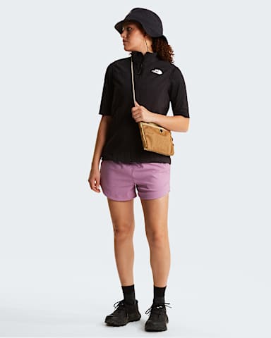 Womens Aphrodite Arise 3 Shorts TNF Hushed Lavender ALT1
