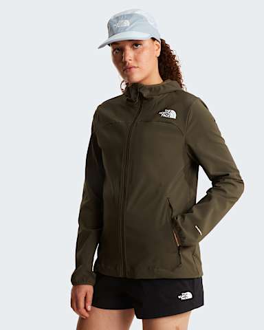 Womens Nimble Hooded Jacket 20 TNF New Taupe Green HERO