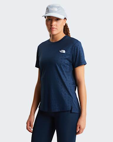Womens Flex Geo Embossed Regular TShirt TNF Summit Navy HERO