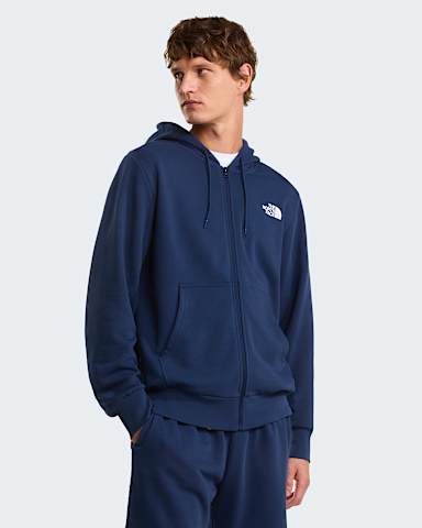 Felpa con cappuccio Simple Dome Light Regular da uomo TNF Summit Navy HERO