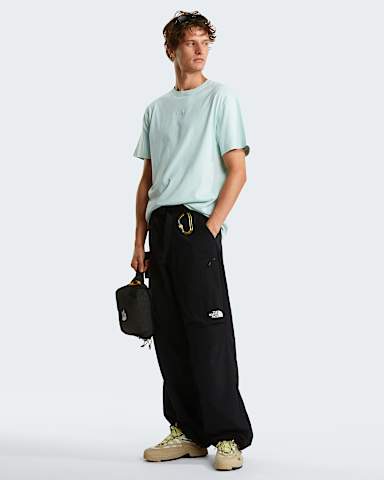 Camiseta holgada con logotipo central Essential para hombre TNF Opal Frost ALT1