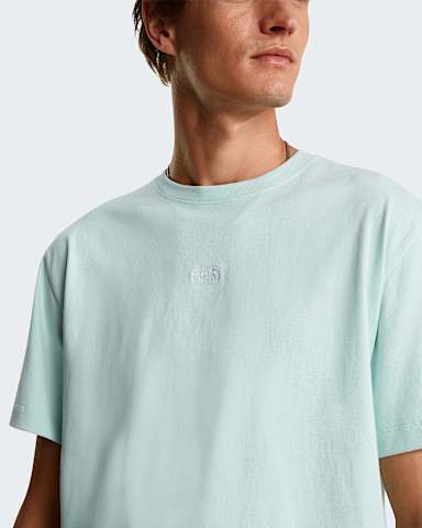 Essential Centre Logo Relaxed Tshirt voor heren TNF Opal Frost alt4