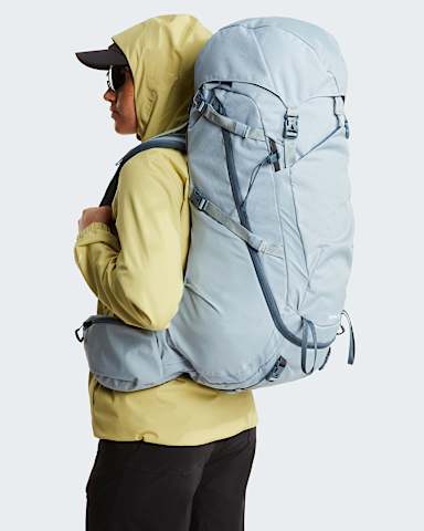 Womens Terra 55Litre Hiking Backpack TNF Frost GreyGranite Grey ALT1
