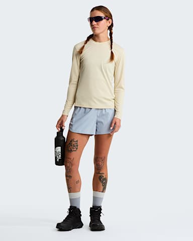 Womens Shadow LongSleeve TShirt TNF Desert Stone ALT1