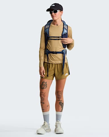 ShadowTshirt met lange mouwen voor dames TNF Kelp Tan ALT1