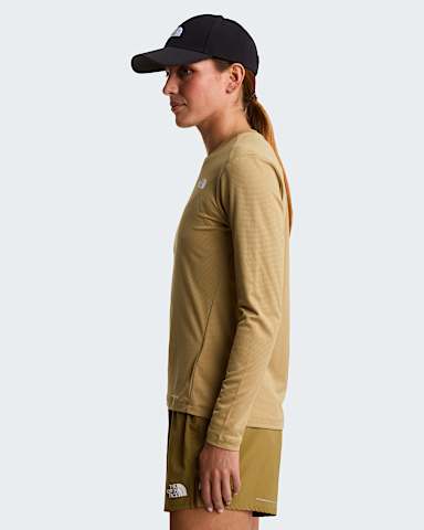 ShadowTshirt met lange mouwen voor dames TNF Kelp Tan ALT2