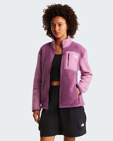 Womens Yumiori FullZip Fleece Jacket TNF Chroma PurpleHushed LavenderChroma Purple alt4