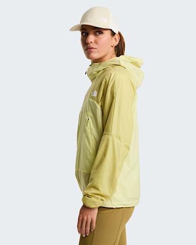 Womens Ridgelite FUTUREFLEECE Wind Jacket TNF Lemon MistPear ALT2