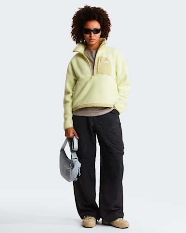 Yumiori OffPeak Fleecejacke mit 12langem RV fr Damen TNF Lemon MistPear ALT1