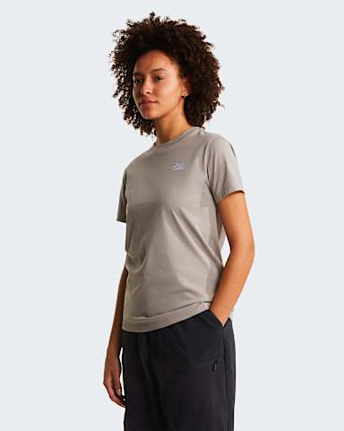 Evolution Simple Dome schmal geschnittenes TShirt fr Damen TNF Stone Slab HERO