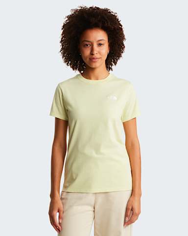Womens Evolution Simple Dome Slim TShirt TNF Lemon Mist HERO