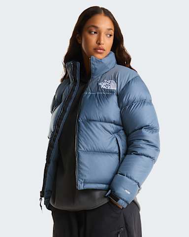Womens 1996 Retro Nuptse Jacket TNF Granite Grey alt4