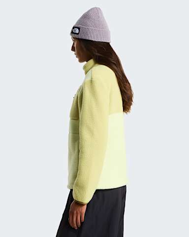 Yumiori Fleecejacke mit durchgehendem RV fr Damen TNF Lemon MistPearCedar ALT2