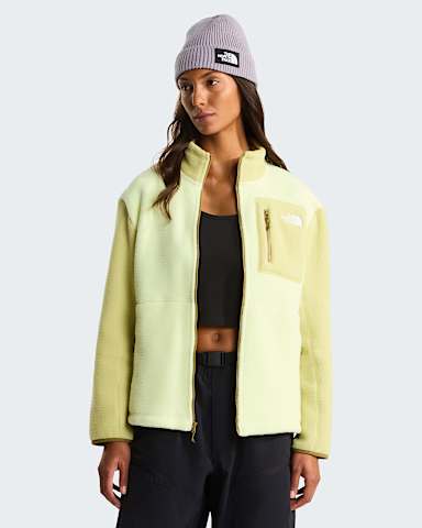 Womens Yumiori FullZip Fleece Jacket TNF Lemon MistPearCedar alt4