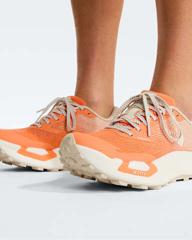 Womens VECTIV Enduris 4 Trail Running Shoes TNF Citrus RustCalacatta ALT2