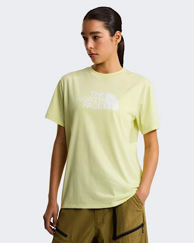 Evolution Half Dome Relaxed Tshirt voor dames TNF Lemon Mist HERO