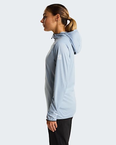 Womens Summit Direct Sun Hoodie TNF Frost Grey ALT2