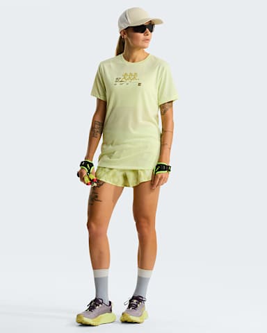 Bitmap Silhouet Graphic Tshirt voor dames TNF Lemon Mist ALT1