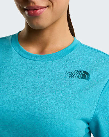 Tshirt com grfico e logtipo Bitmap para mulher TNF River Ice alt4