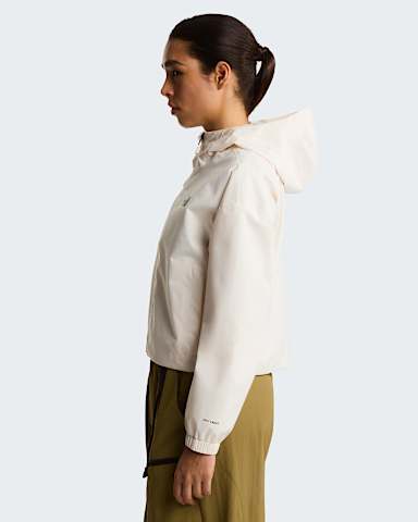 Womens Quest DryVent Cropped Jacket TNF White Dune ALT2