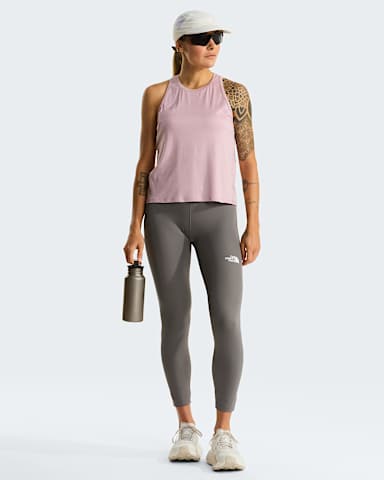 Womens Jaida Tank Top TNF Metal Pink Light Heather ALT1