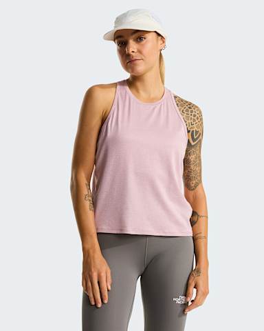 Womens Jaida Tank Top TNF Metal Pink Light Heather HERO