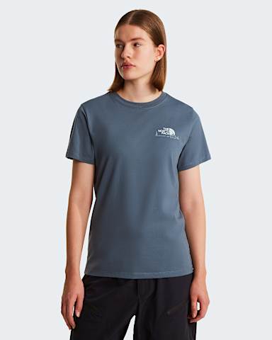 Womens Monte Regular Graphic TShirt TNF Granite Grey ALT1