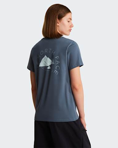 Womens Monte Regular Graphic TShirt TNF Granite Grey HERO