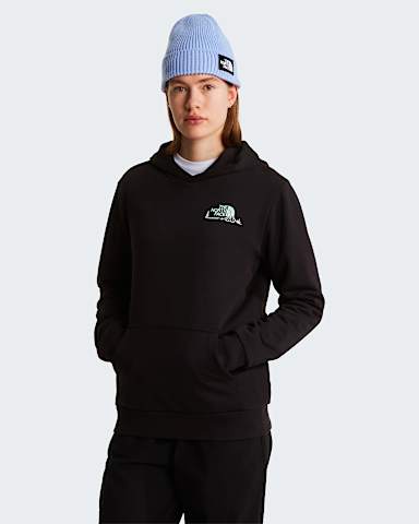 Monte normal geschnittener Kapuzenpulli mit Grafik fr Damen TNF TNF Black ALT1