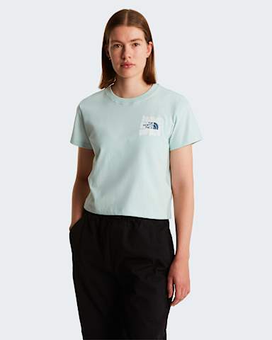 Sun normal geschnittenes TShirt mit Grafik fr Damen TNF Opal Frost ALT1