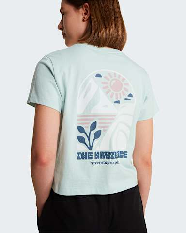 Womens Sun Regular Graphic TShirt TNF Opal Frost alt4
